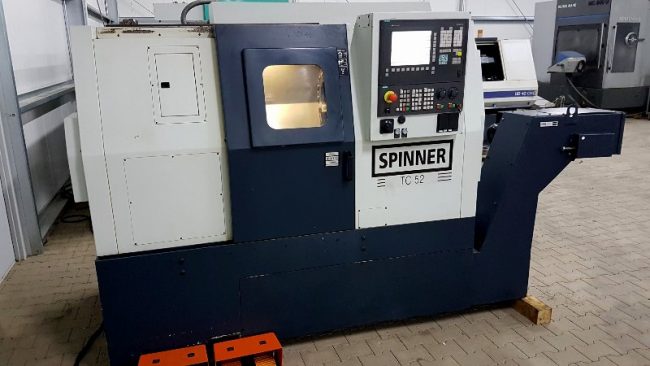 TOKARKA CNC SPINNER TC 52 MC z  SONDĄ POMIAROWĄ z 2007 roku