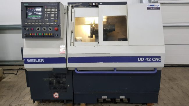 Tokarka CNC WEILER UD 42 CNC, SiEMENS