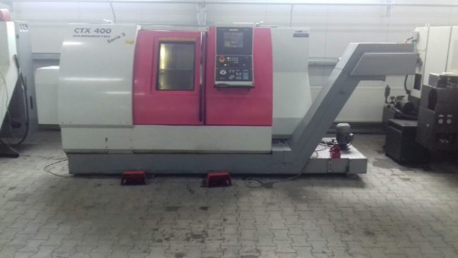 Tokarka CNC Gildemeister CTX 400 DMG Oś C Nap.Narz