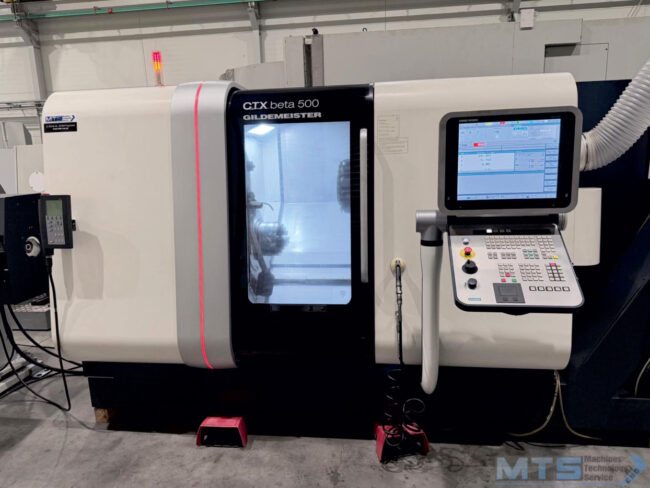 TOKARKA CNC DMG MORI CTX BETA 500 V6 z OSIĄ C,Y I NAPĘDZANYMI NARZĘDZIAMI